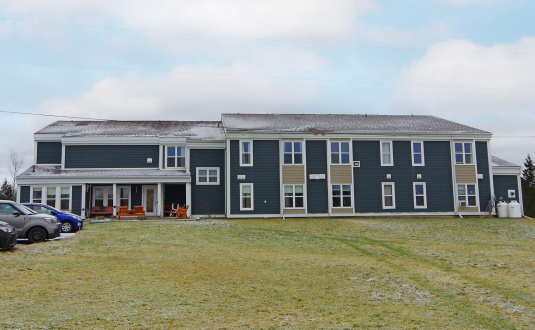 Public housing buildings