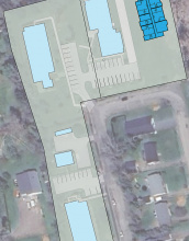 Map of new building in Truro