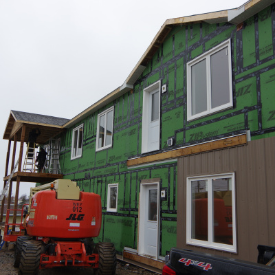 4Plex Modular Home Under Construction